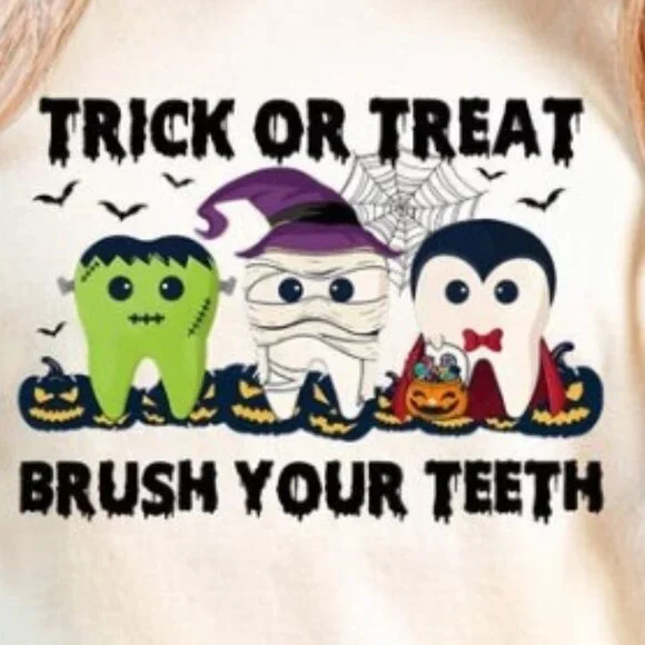 Dentist Halloween Shirt, Trick Or Teeth Shirt - Picture 2 of 3
